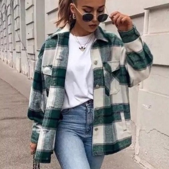 AVEC LES FILLES Shirt Jacket Shacket (Medium) - Picture 6 of 12